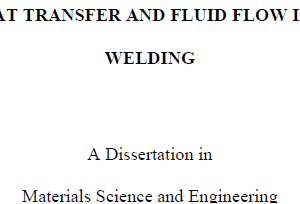MODELING OF HEAT TRANSFER AND FLUID FLOW IN KEYHOLE MODE WELDING