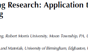 Metal Casting Research Application to Aluminum Alloy Casting
